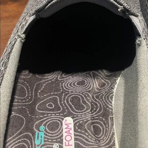 Skechers Dark Gray Women's Slip-On Loafers - Picture 7 of 9